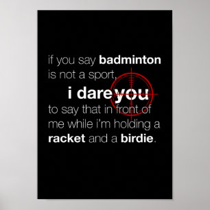 Poster Badminton
