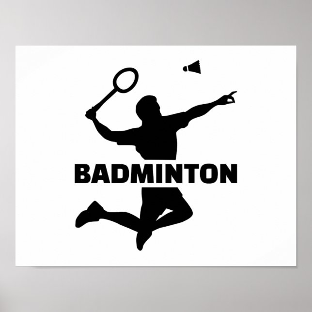 Poster Badminton (Devant)