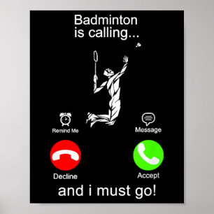 Poster Badminton Appelle