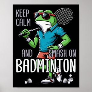 Poster Badminton Frog Shuttle Poona