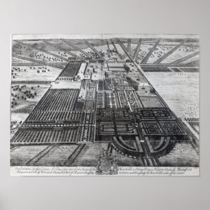 Poster Badminton House dans le comté de Gloucester