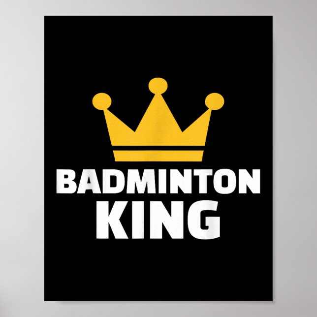 Poster Badminton King (Devant)
