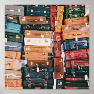 Poster Bagages vintages