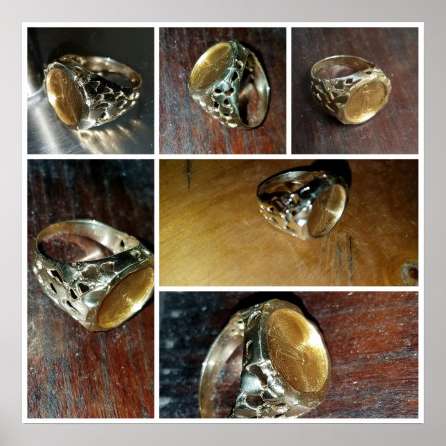 Poster Bague Gold Coin (Devant)