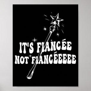 Poster Baguette de l'Assistant de la fête de la Fiançaill