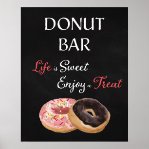 Poster Baguette Mariage Sign-Life is Sweet