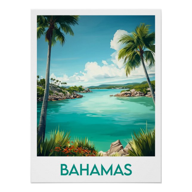 Poster Bahamas (Vorderseite)