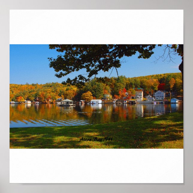 Poster baie, Alton Bay NH (Devant)