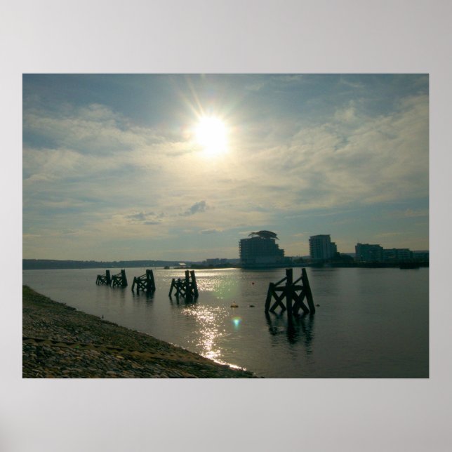 Poster Baie Cardiff (Devant)
