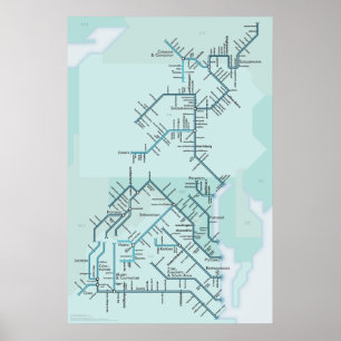 Poster Baie de chesapeake 20" x 30"