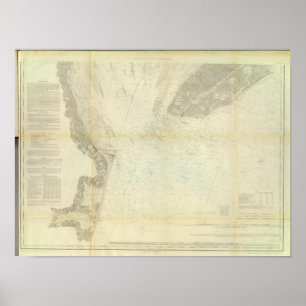 Poster Baie de Delaware, rivière 1