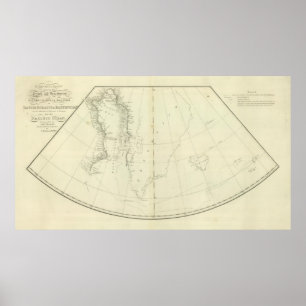 Poster Baie de détroits de Daivs et d'îles de Baffin