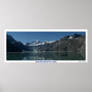 Poster Baie de glacier, Alaska
