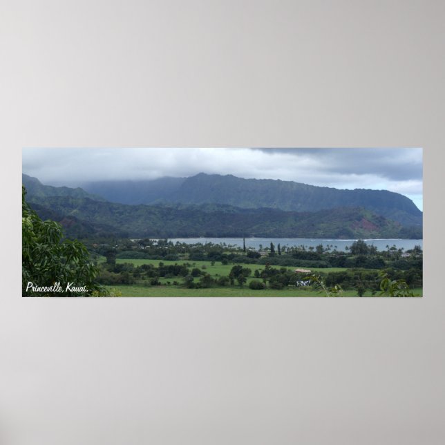 Poster Baie de Hanalei (Devant)