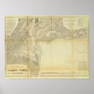 Poster Baie de New York, port