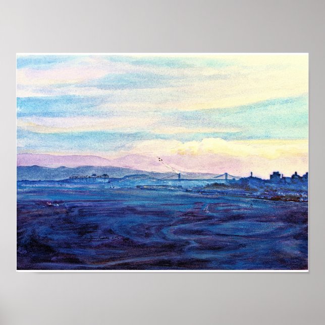 Poster Baie de San Francisco, Blue Angels 1984 (Devant)