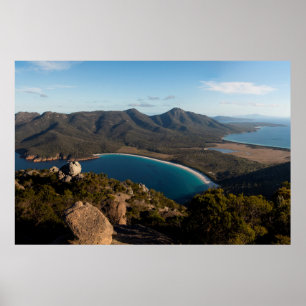 Poster Baie de Wineglass, Tasmanie, Australie
