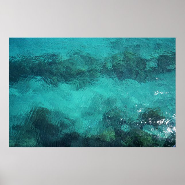 Poster Baie d'eau (Devant)