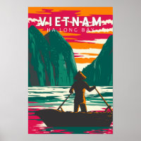 Baie d'Halong Vietnam Vendeur de bateaux Voyage Ar
