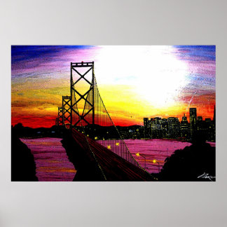 Poster Baie d'Oakland
