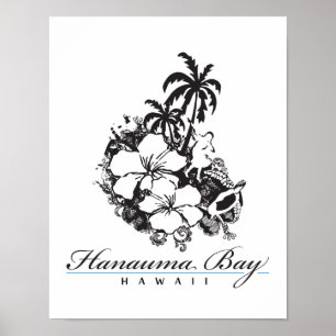 Poster Baie Hawaii Hanauma