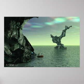 Poster Baie minérale à Emerald Cove