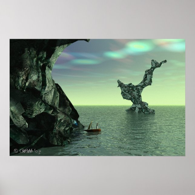 Poster Baie minérale à Emerald Cove (Devant)