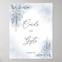 Baies blanches gelées Cartes et cadeaux de mariage