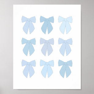 Poster Baies bleues
