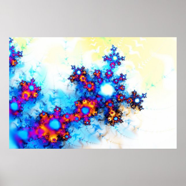 Poster Baies de feu bleu (Devant)