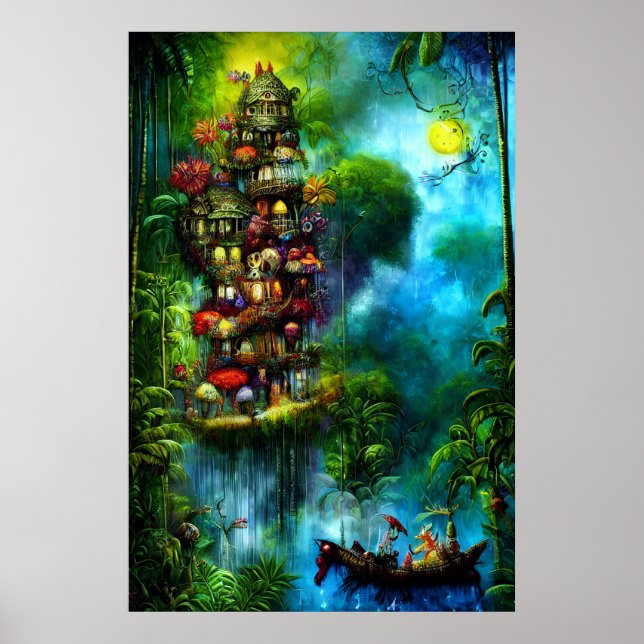 Poster Baignade forestière #17 (Portrait) (Devant)