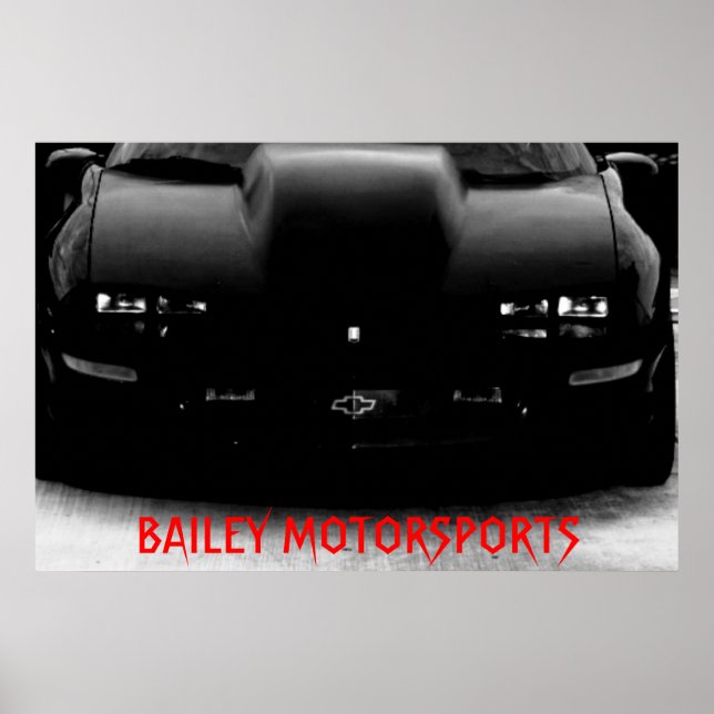 POSTER BAILEY MOTORSPORTS 95Z28 (Devant)