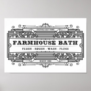 POSTER BAIN FERMHOUSE