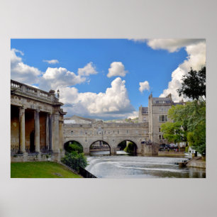 Poster Bain, pont Pulteney.