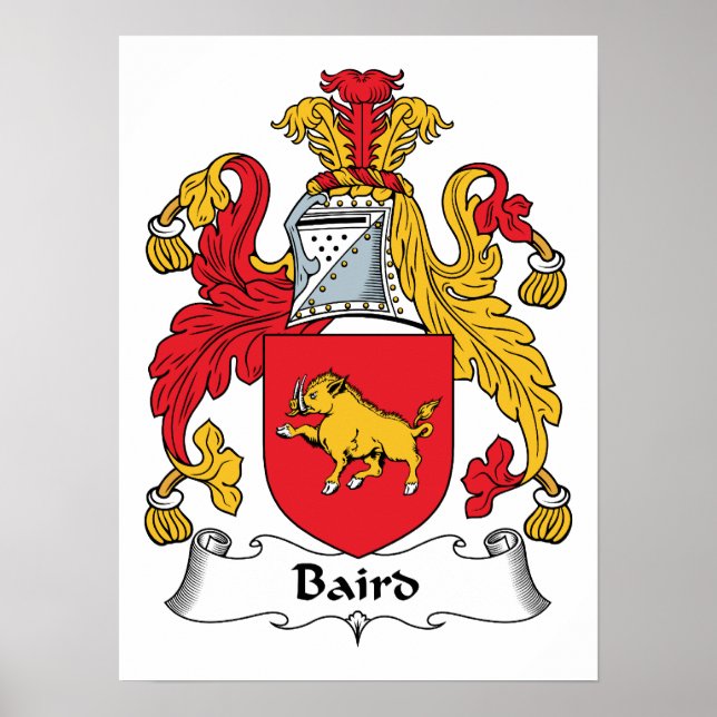 Poster Baird Family Crest (Devant)