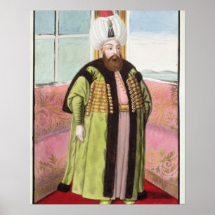 Poster Bajazet (Bayezid) II (c.1447-1512) appelé 'Adli',