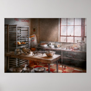 Poster Baker - Kitchen - The commercial bakery
