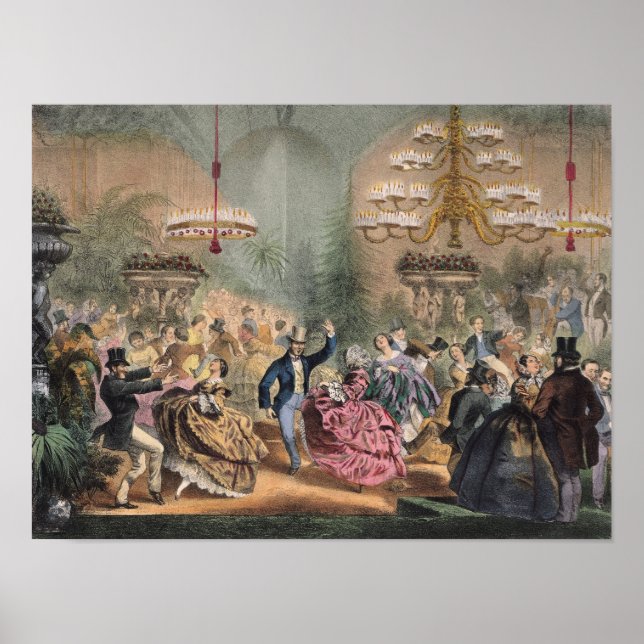 Poster Bal dans le Jardin d'Hiver (Devant)