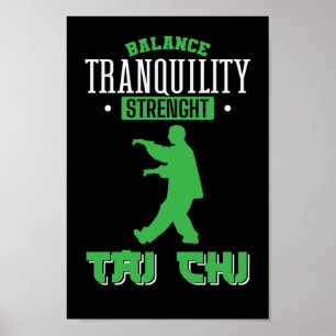 Poster Balance Tranquility Strenght Tai Chi