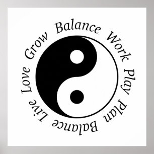 Poster Balance Yin Yang