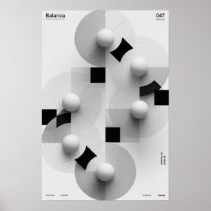 Poster Balanza : Série Géométrique