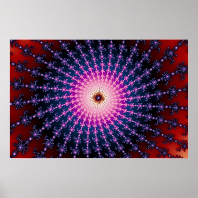 Poster Balayage Fractal (Devant)