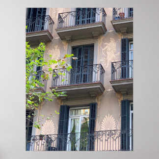 Poster Balcons de Barcelone