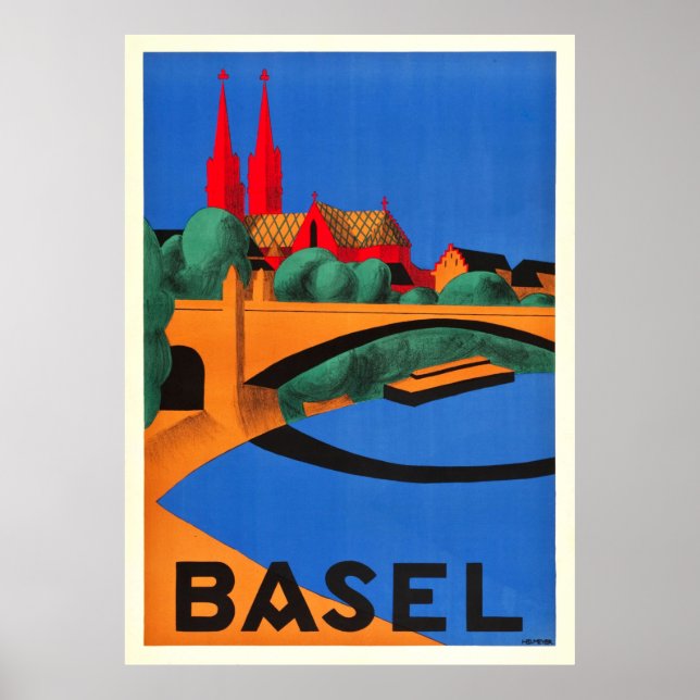 Poster Bâle - Suisse (Devant)
