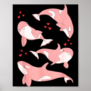 Poster Baleine orque mignonne biologiste marin animaux ma