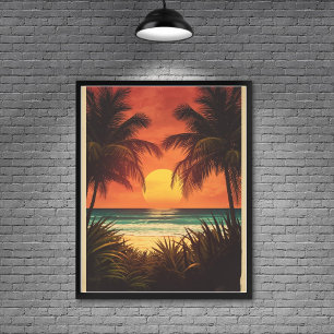 Poster Bali Bliss – Paradis de l'île vintage Voyage