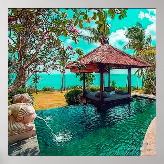 Poster Bali, Indonésie