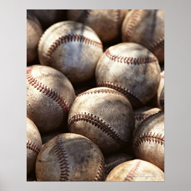 Poster Balle de baseball (Devant)