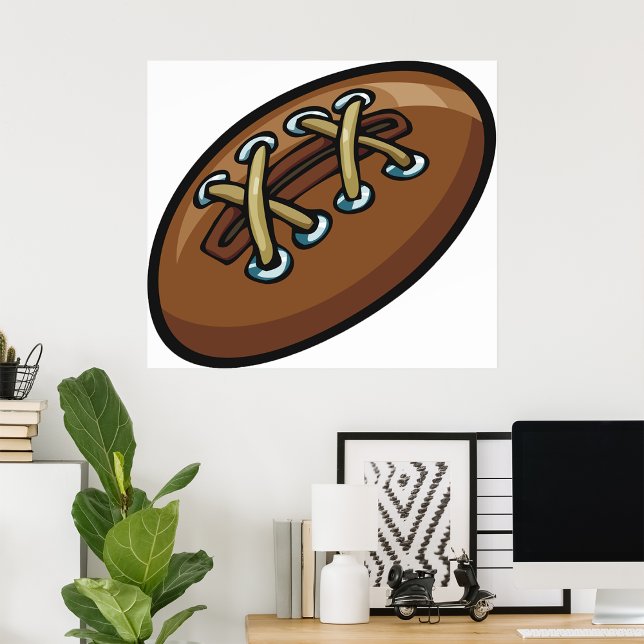 Poster Balle de rugby (Créateur téléchargé)