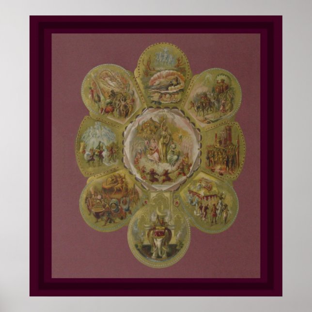 Poster Balle victorienne Mardi Gras (Devant)